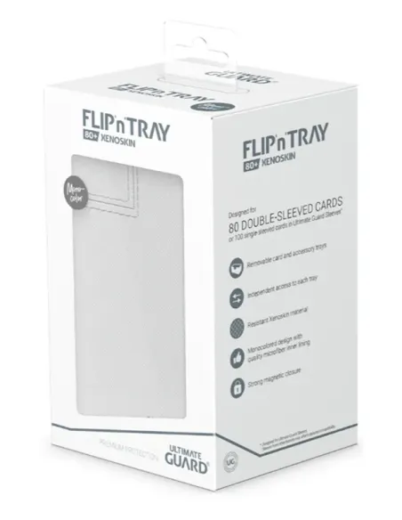 ULTIMATE GUARD: FLIP'N'TRAY 80+ White