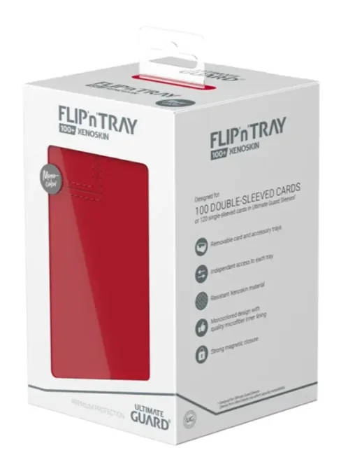 ULTIMATE GUARD: FLIP'N'TRAY 100+ Red