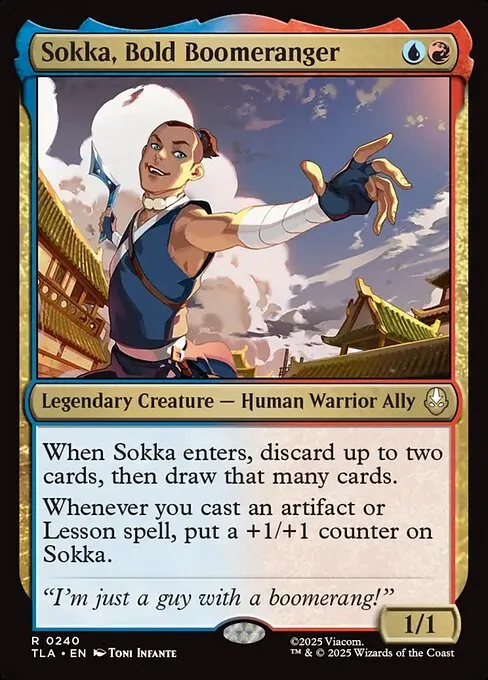 Sokka, Bold Boomeranger - Foil