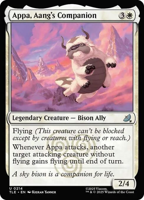 Appa, Aang's Companion - Foil