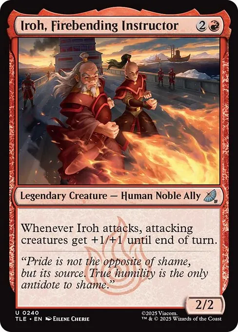 Iroh, Firebending Instructor - Foil
