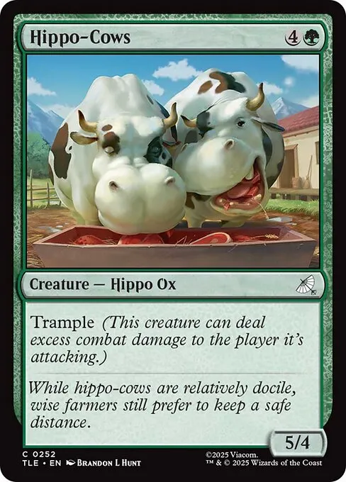 Hippo-Cows - Foil
