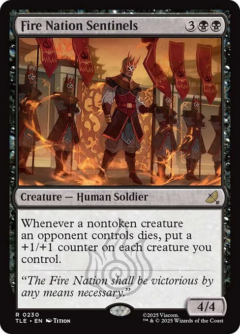 Fire Nation Sentinels - Foil
