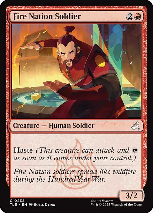 Fire Nation Soldier - Foil