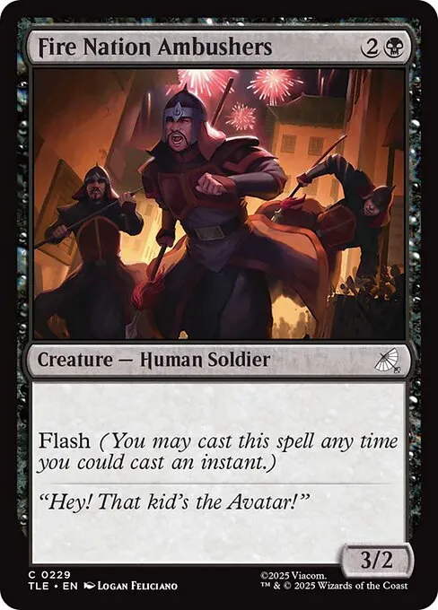 Fire Nation Ambushers - Foil