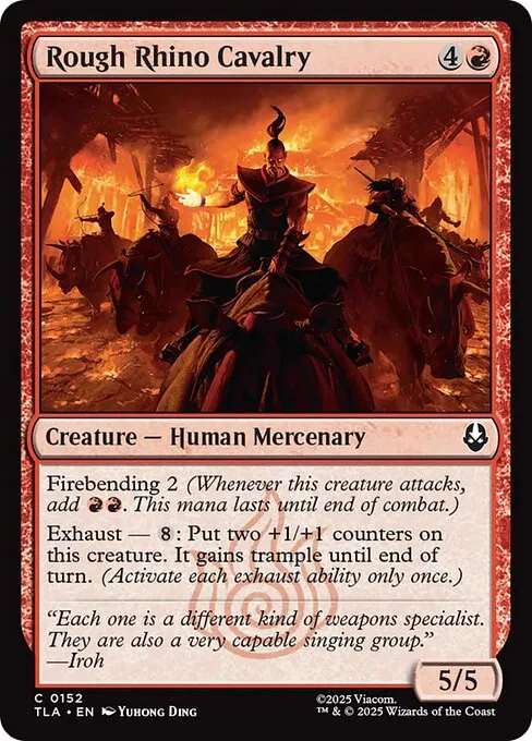 Rough Rhino Cavalry - Foil