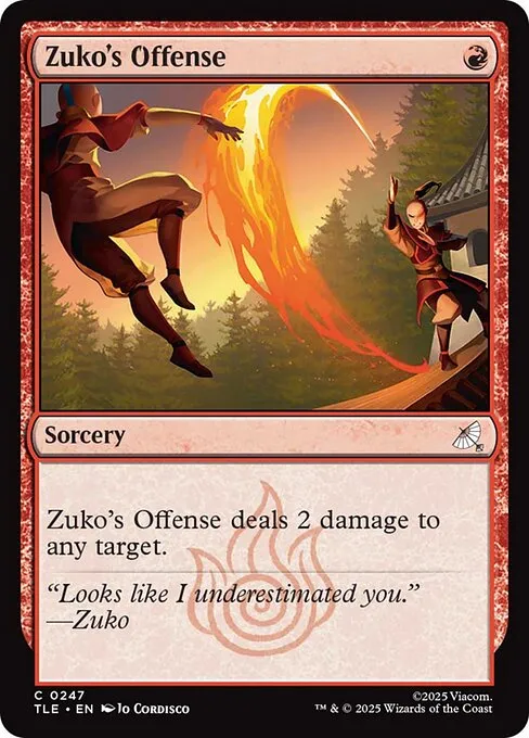 Zuko's Offense - Foil