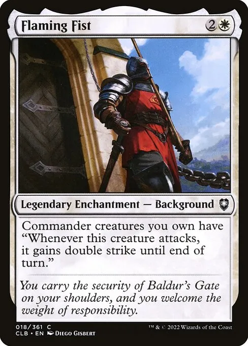 Flaming Fist - Foil
