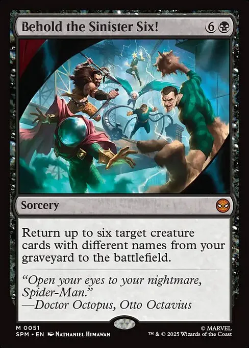 Behold the Sinister Six! - Foil