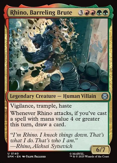 Rhino, Barreling Brute