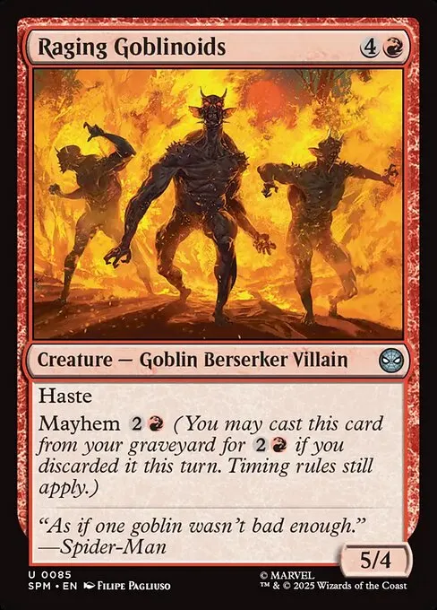 Raging Goblinoids - Foil