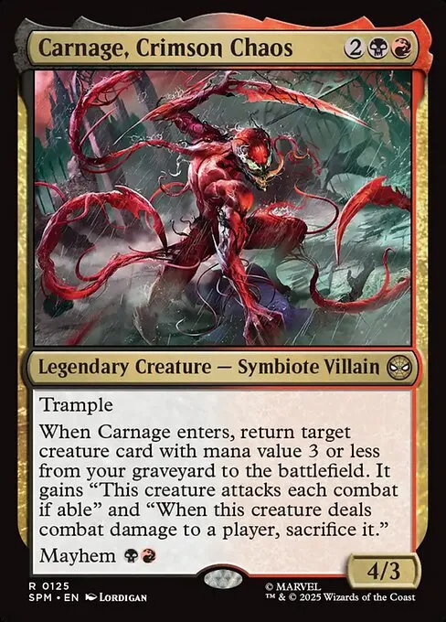 Carnage, Crimson Chaos - Foil