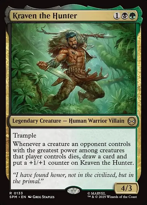 Kraven the Hunter - Foil