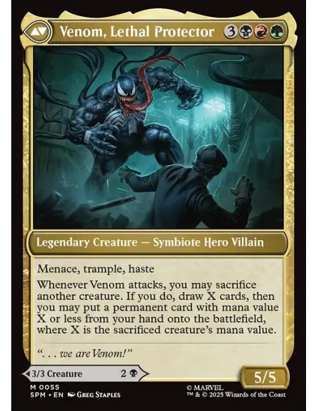 Eddie Brock // Venom, Lethal Protector - Foil