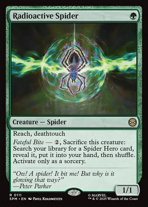 Radioactive Spider - Foil