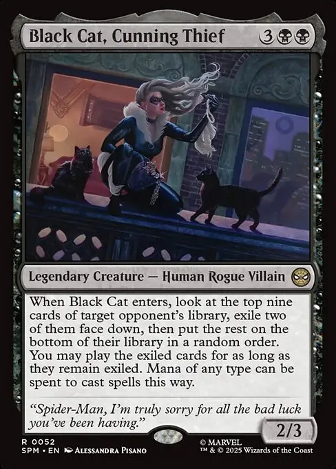 Black Cat, Cunning Thief - Foil