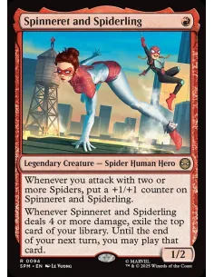 Spinneret and Spiderling - Foil
