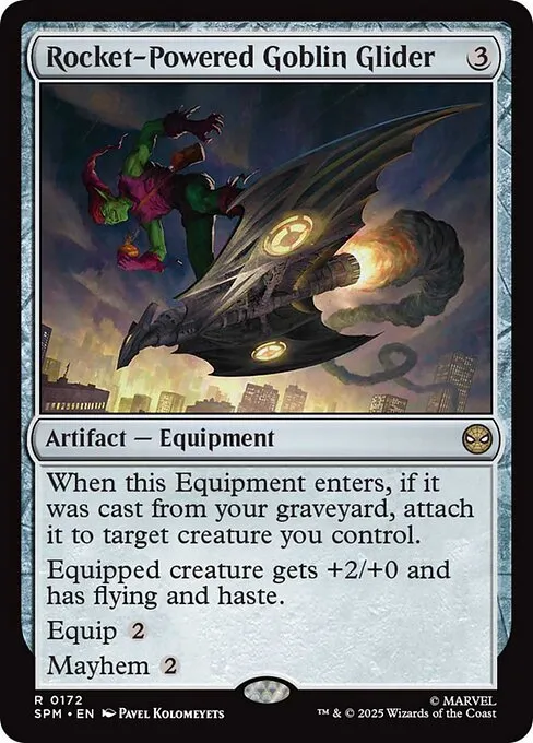 Rocket-Powered Goblin Glider - Foil