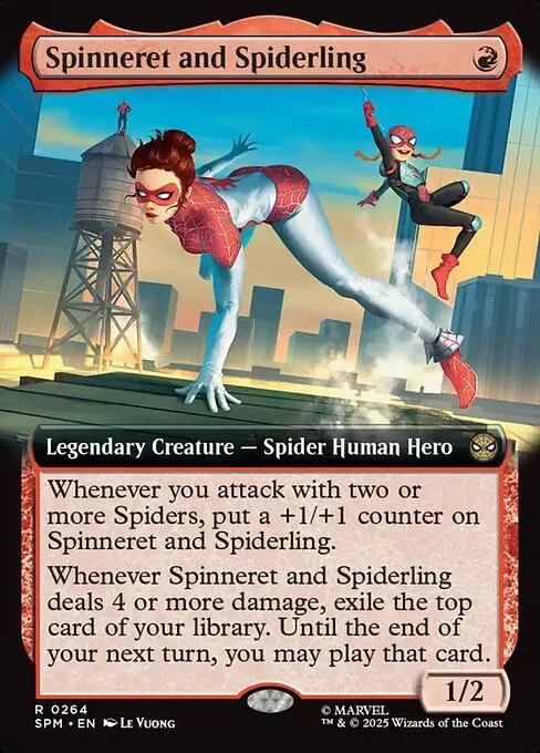 Spinneret and Spiderling - Foil
