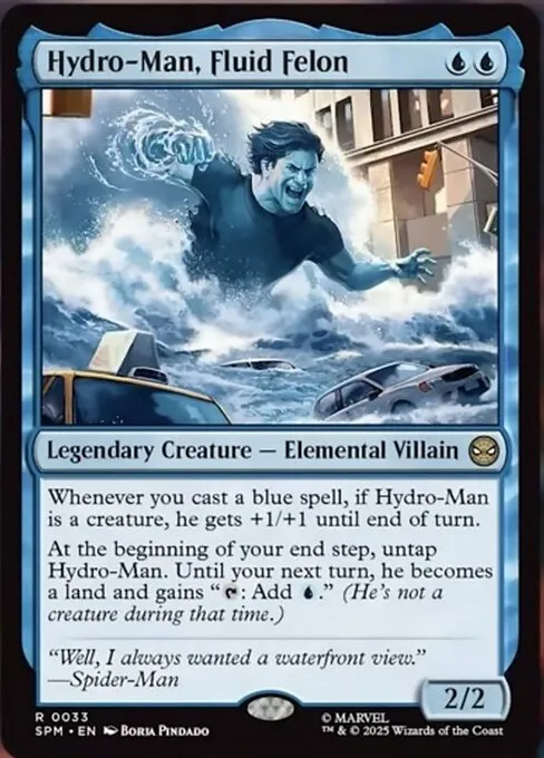 Hydro-Man, Fluid Felon - Foil