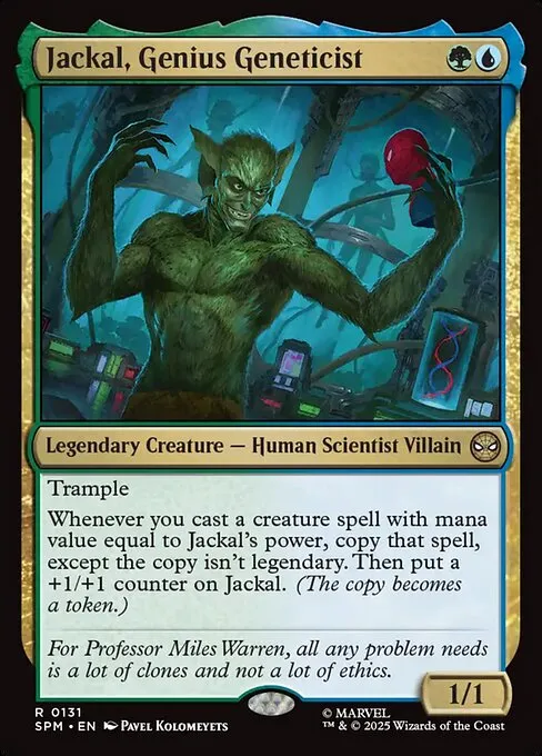 Jackal, Genius Geneticist - Foil