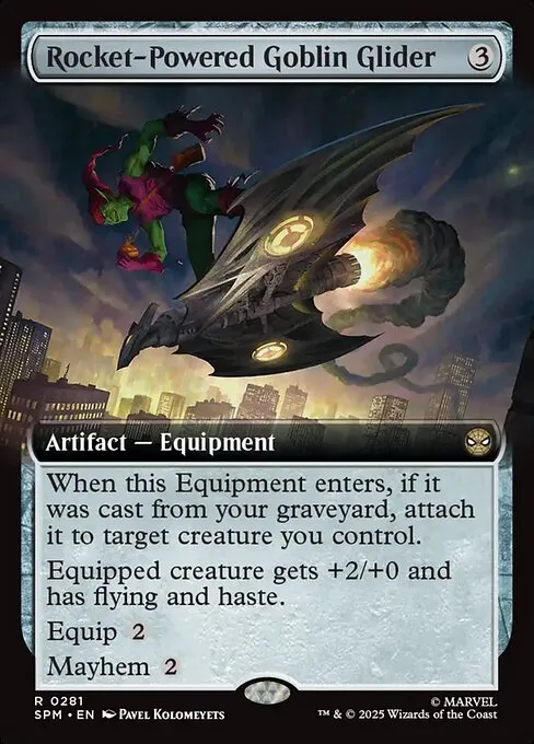 Rocket-Powered Goblin Glider - Foil
