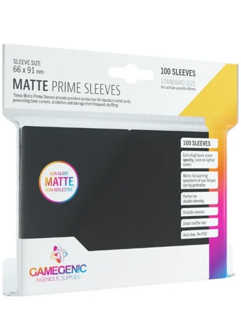 GAMEGENIC OBALY - PRIME BLACK MATTE (100)