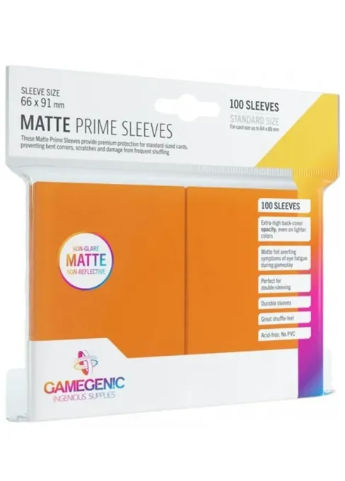 GAMEGENIC OBALY - PRIME ORANGE MATTE (100)