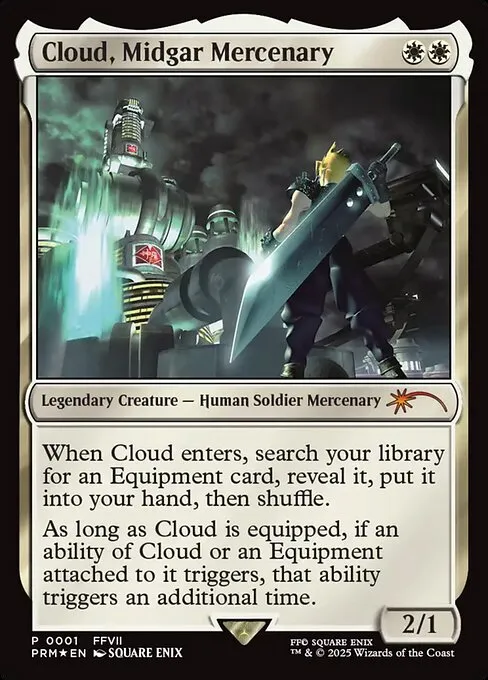 Cloud, Midgar Mercenary - Foil