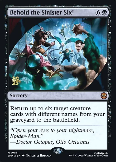 Behold the Sinister Six! - Foil