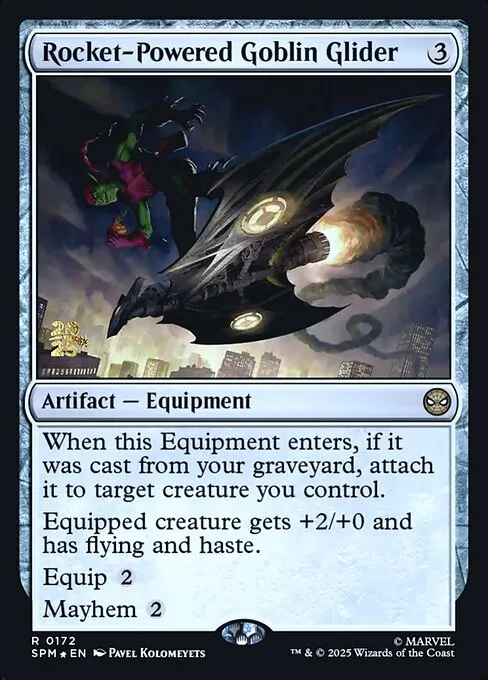 Rocket-Powered Goblin Glider - Foil