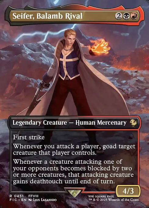 Seifer, Balamb Rival - Foil