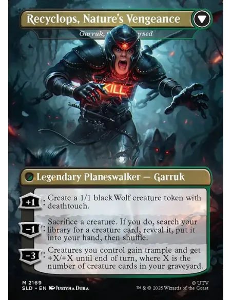 Garruk Relentless // Garruk, the Veil-Cursed - Foil