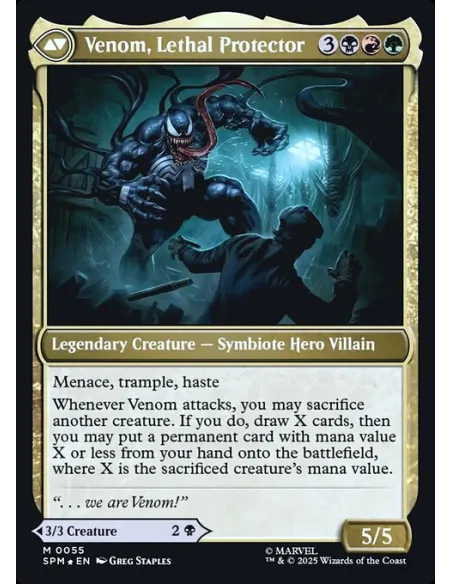 Eddie Brock // Venom, Lethal Protector - Foil