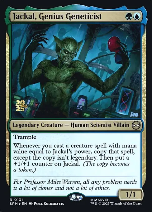 Jackal, Genius Geneticist - Foil