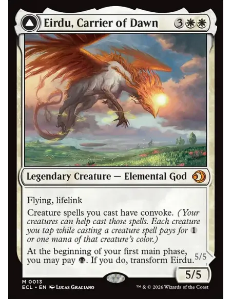 Eirdu, Carrier of Dawn // Isilu, Carrier of Twilight - Foil