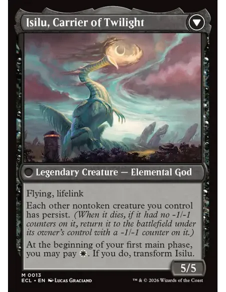 Eirdu, Carrier of Dawn // Isilu, Carrier of Twilight - Foil