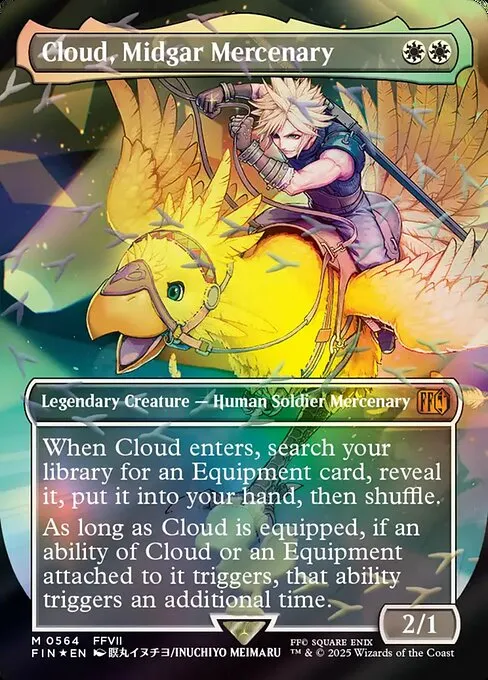Cloud, Midgar Mercenary - Foil