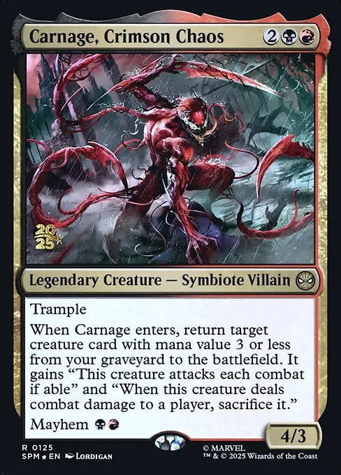 Carnage, Crimson Chaos - Foil