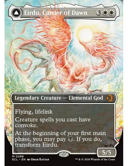 Eirdu, Carrier of Dawn // Isilu, Carrier of Twilight - Foil