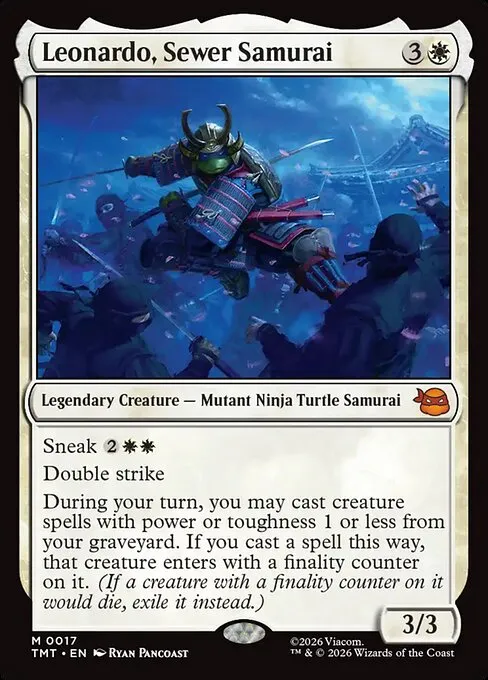 Leonardo, Sewer Samurai - Foil