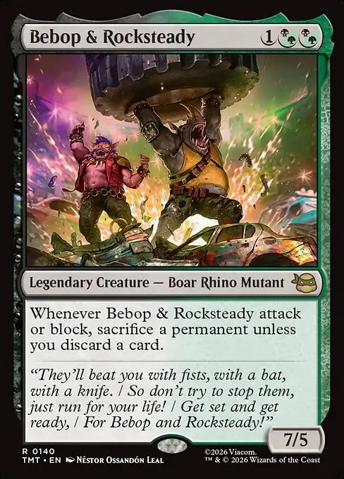 Bebop & Rocksteady - Foil