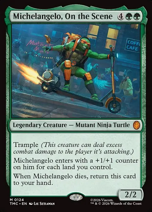Michelangelo, On the Scene