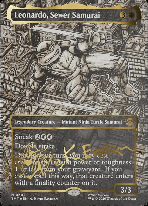 Leonardo, Sewer Samurai - Foil