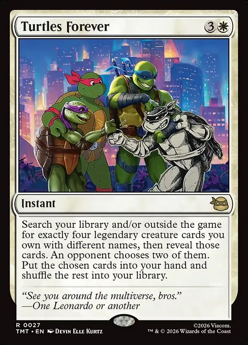 Turtles Forever - Foil