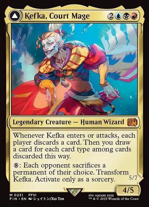 Kefka, Court Mage // Kefka, Ruler of Ruin - výkup