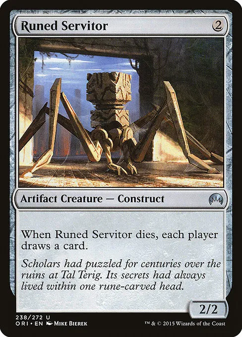Runed Servitor - Foil