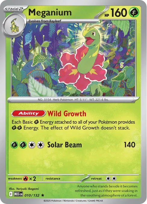 Meganium - Reverse Holo