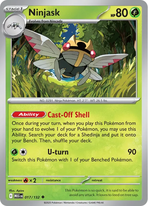 Ninjask - Reverse Holo