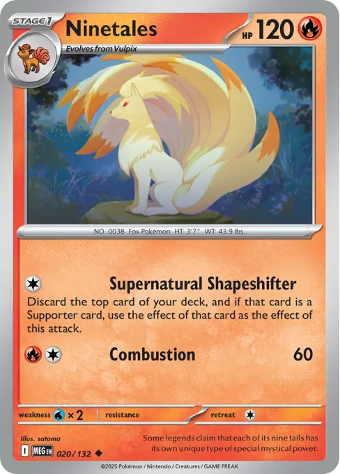 Ninetales - Reverse Holo